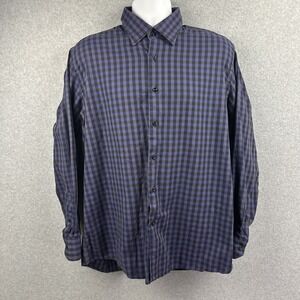 Serica Classics Long Sleeve Button Down Shirt‎ Flip Cuff Size XL